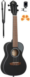 RTEUP-1 LTD Ukulele Pack Noir mat