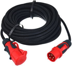 CEE Cable 32A 6,0mm² 25m Grip Noir
