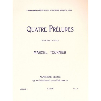 Quatre Préludes - Four Preludes Vol. 1