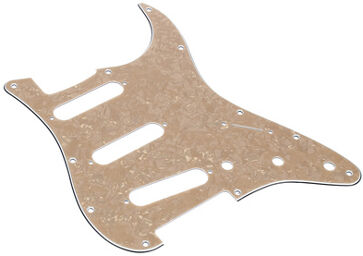ST-Pickguard SSS Vintage Pearl Vintage Pearl