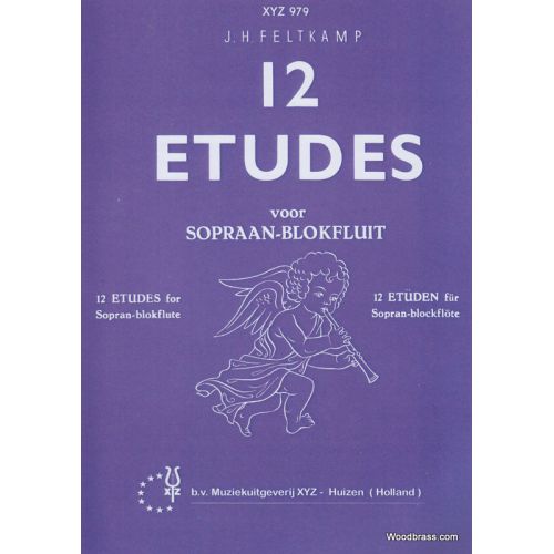 Feltkamp - 12 Etudes - Flute A Bec Soprano