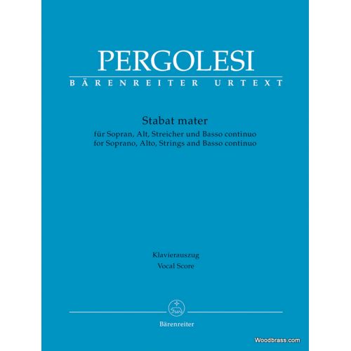 Pergolese G.B. - Stabat Mater - Vocal Score