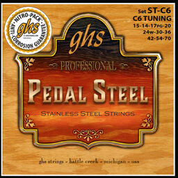 Pedal Steel Set ST C6 Stainl.