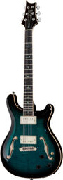 SE Hollowbody II Piezo PB Peakock Blue Smokeburst