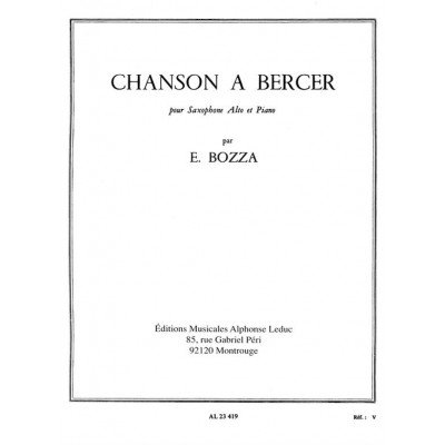 Chanson A Bercer