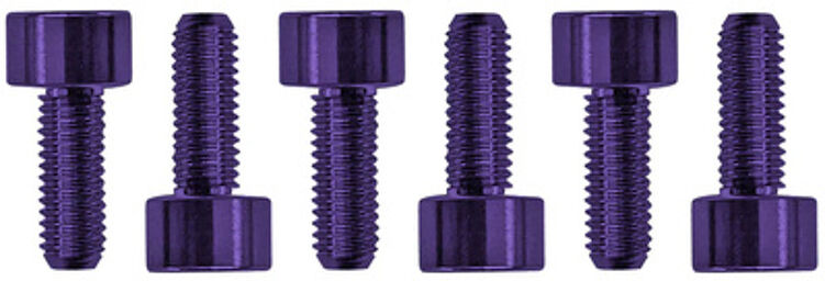 Saddle Mounting Screws Purple Violet