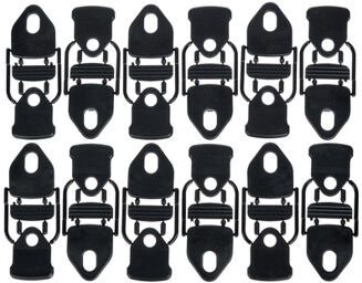 Mini Clip Black 12pcs Pack noir