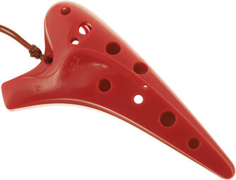 12H Ocarina C1 red Rouge