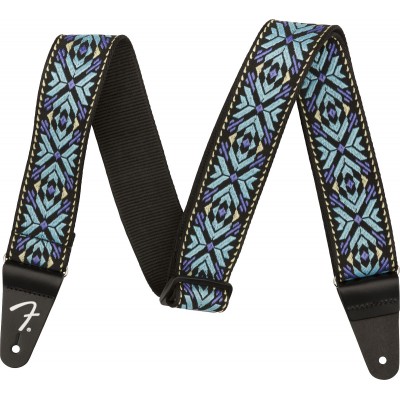 Sangle Tissée de Pasadena Blue Snowflake 2