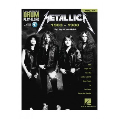 Metallica 1983-1988 - Drum Play Along Vol.47 - Batterie