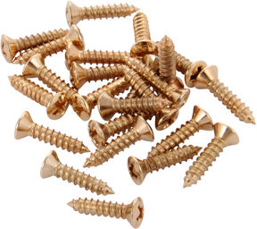 Pickguard Screws Gold Or