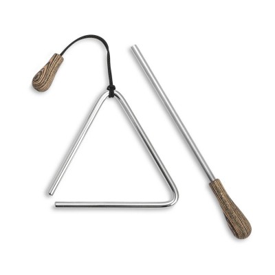 Triangle En Acier 15CM + Baguette
