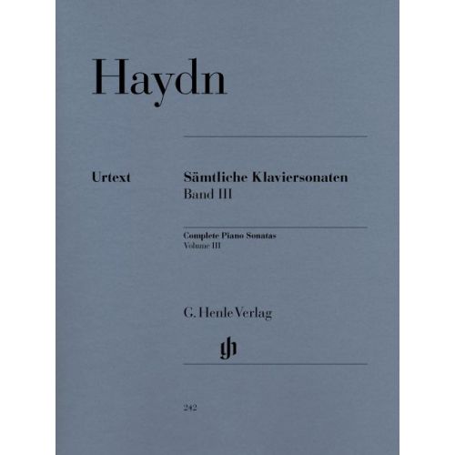 Haydn J. - Complete Piano Sonatas, Volume Iii