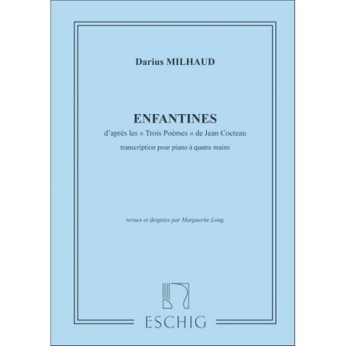 Milhaud D. - Enfantines - Piano 4 Mains
