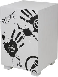 beat Box Robeat Cajon WH-411 Blanc avec impression noire