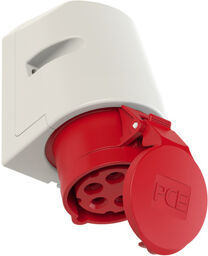 115-6 Wall Socket 16A 5pol Red