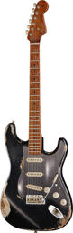 50s Strat BKoVBL Relic MBAH Black over Vintage Blonde