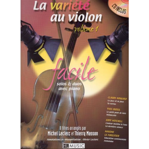 LECLERC M./ MASSON T. - LA VARIETE AU VIOLON VOL.1 + CD - VIOLON