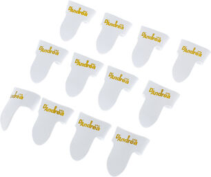 Finger Picks 12-Set White L Blanc