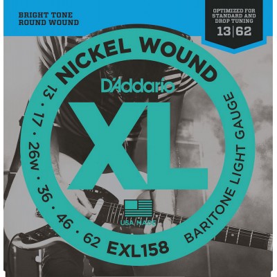 EXL158 Nickel Wound Baritone Light 13-62