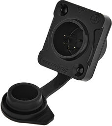 J5F2C-W-B 5pin XLR IP65