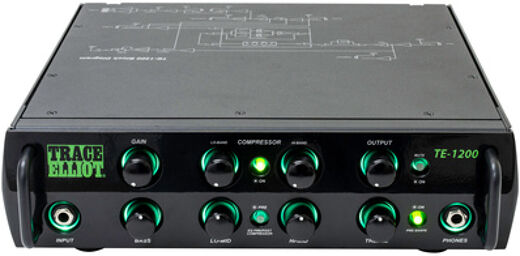 TE-1200 Bass Amp Head Noir