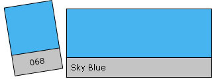 Colour Filter 068 Sky Blue Sky Blue