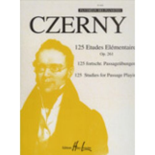 Czerny Carl - Etudes Elementaires (125) Op.261 - Piano