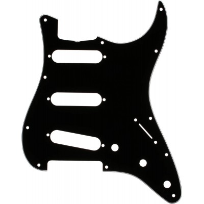 Pickguard 60s Strat SSS Black