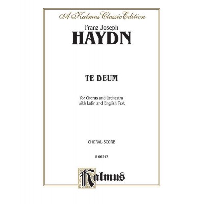 Haydn Joseph - Te Deum - Choral Score