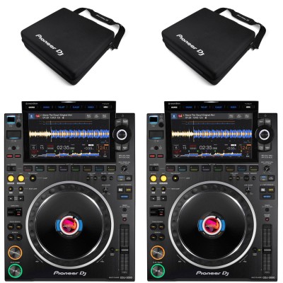 2 X CDJ-3000 + 2 X Housse Protection DJC-3000