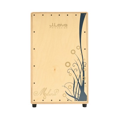 Cajon Medina Blanc Vernis