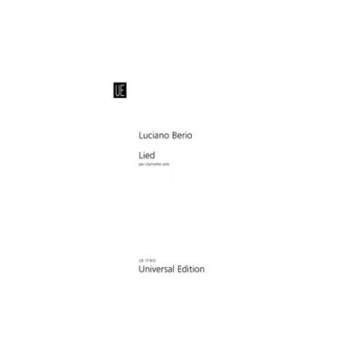 Berio L. - Lied - Clarinette Solo