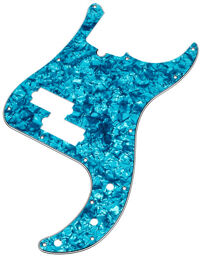 P-Style Pickguard Aqua Pearl