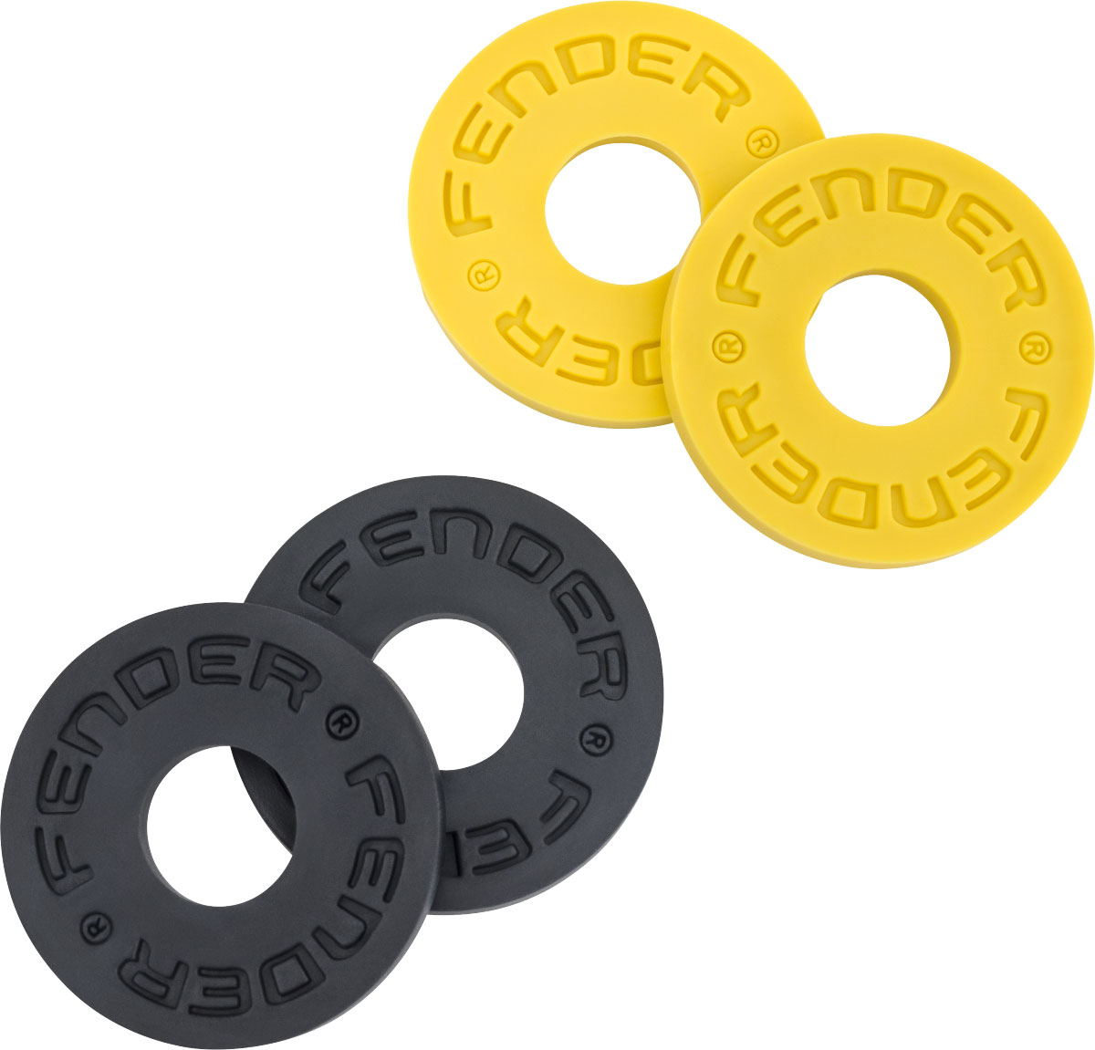 Strap Blocks Third Man Records 2 x Black and 2 x Yellow