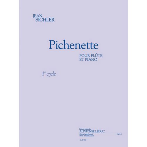 Sichler Jean - Pichenette - Flute & Piano