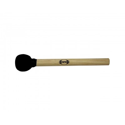 C-BS02B - Mailloche De Surdo Noire Bois 30CM Pour Surdo