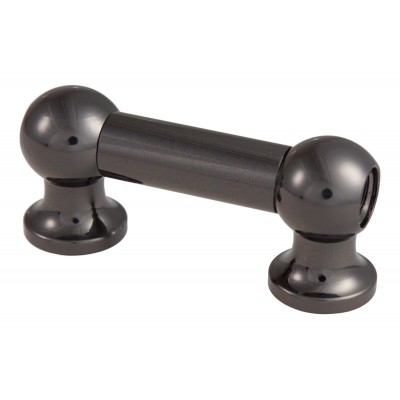 TL12D31-Bk Coquille Tube 31mm Noir Double Tirant (X1)