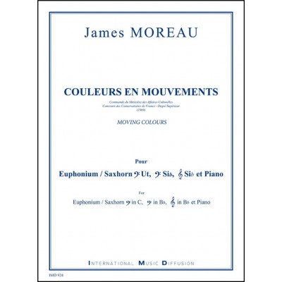 Moreau - Couleurs En Mouvements - Euphonium & Piano