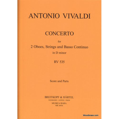 Vivaldi Onio - Concerto In D Rv 535 - 2 Oboe, Orchestra
