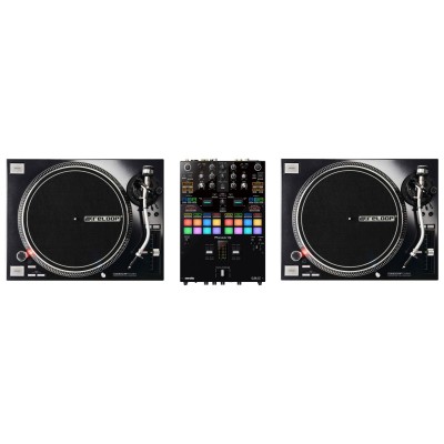 Pack Regie DJ Vinyle : RP 7000 MK2 Black + DJM S-7