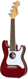 Fullerton Strat Uke CAR Candy Apple Red