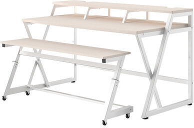 Headquarter Woodgrain Desk Grain de bois clair