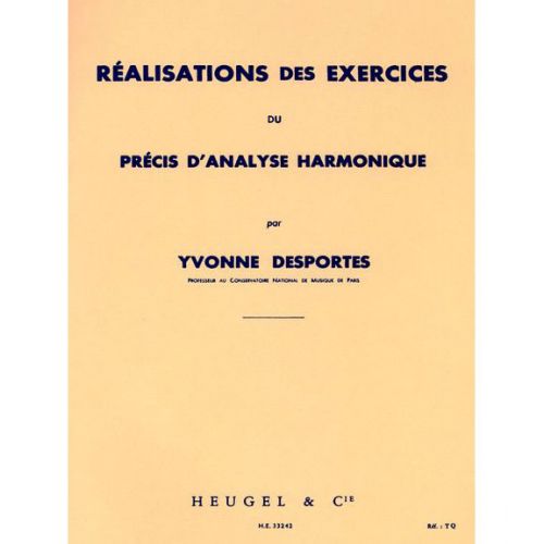 DESPORTES Y. - REALISATION DES EXERCICES DU PRECIS D'ANALYSE HARMONIQUE