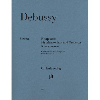 Debussy - Rhapsody For Saxophone Alto And Orchestra - Saxophone Alto, Piano