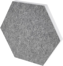 Hexagon Melamine Light Grey 25 Gris clair