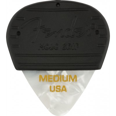 Mojo Grip Picks Celluloid Medium 3-pack White Moto