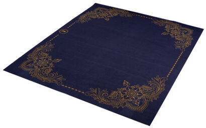 Drum Rug Blue Lotus