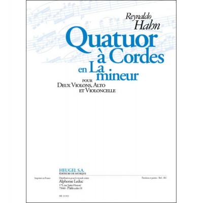 Quatuor En La Mineur