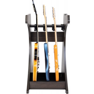 Stand Rack Elite 3 Guitares Marron